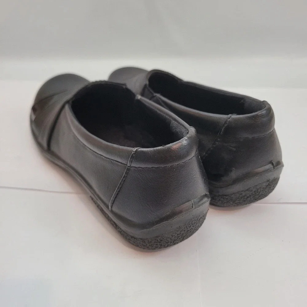 Studio Works Lyric Loafers Womens 6 Black Slip On Comfort Shoes SW-LYRIC-1P